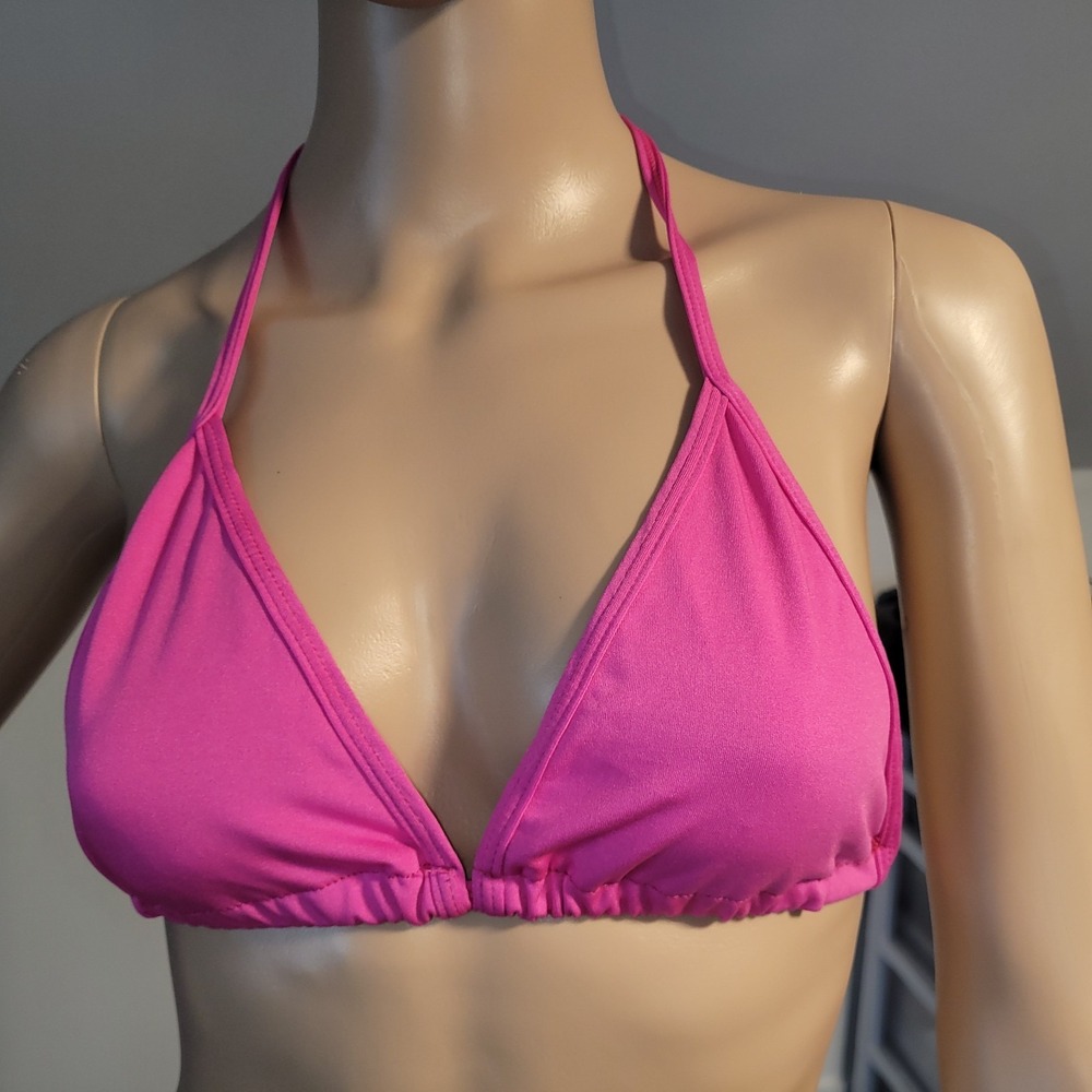 Women's Pink Lined Sexy Bikini Adjustable Straps Polyester fits S/M SL4167-3 - Picture 4 of 8